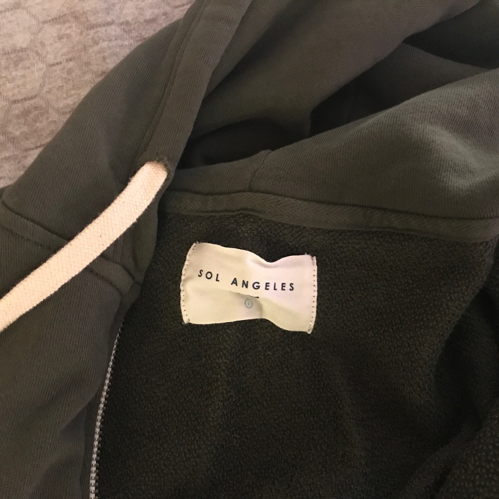 Zip up hoodie